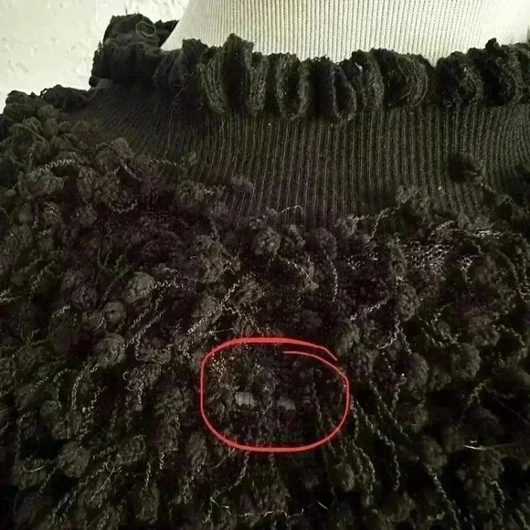 Black loop knit sweater‎ - Picture 12 of 12